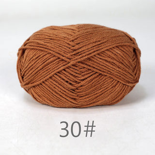 50g Soft Milk Cotton Yarn Set – Premium Crochet & Knitting Wool for DIY Crafts and Projects