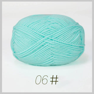 50g Soft Milk Cotton Yarn Set – Premium Crochet & Knitting Wool for DIY Crafts and Projects