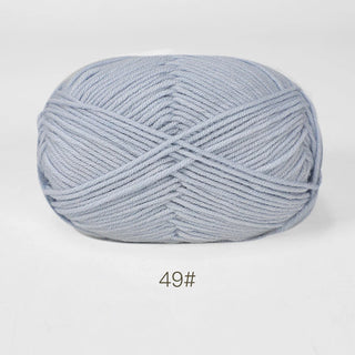 50g Soft Milk Cotton Yarn Set – Premium Crochet & Knitting Wool for DIY Crafts and Projects