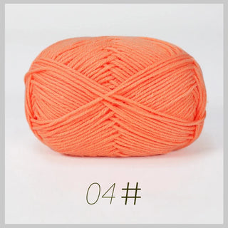 50g Soft Milk Cotton Yarn Set – Premium Crochet & Knitting Wool for DIY Crafts and Projects