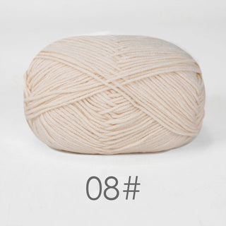 50g Soft Milk Cotton Yarn Set – Premium Crochet & Knitting Wool for DIY Crafts and Projects