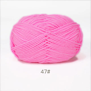 50g Soft Milk Cotton Yarn Set – Premium Crochet & Knitting Wool for DIY Crafts and Projects