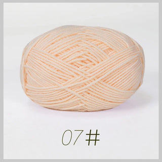 50g Soft Milk Cotton Yarn Set – Premium Crochet & Knitting Wool for DIY Crafts and Projects