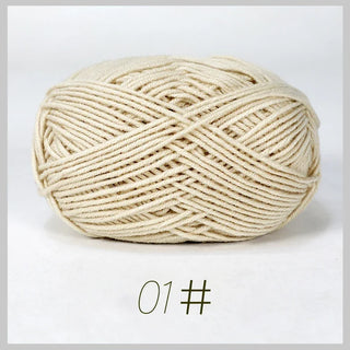 50g Soft Milk Cotton Yarn Set – Premium Crochet & Knitting Wool for DIY Crafts and Projects