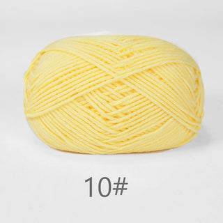 50g Soft Milk Cotton Yarn Set – Premium Crochet & Knitting Wool for DIY Crafts and Projects